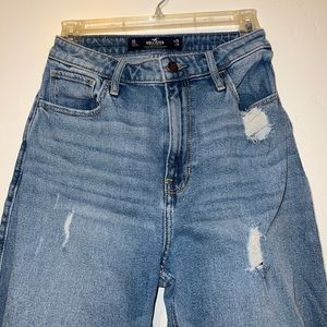 Holister Light Washed Ultra High-Rise Dad Jeans